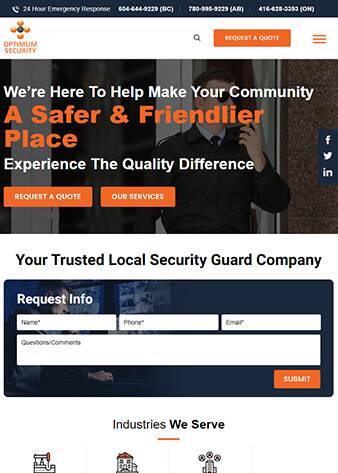 Optimum Security Tab